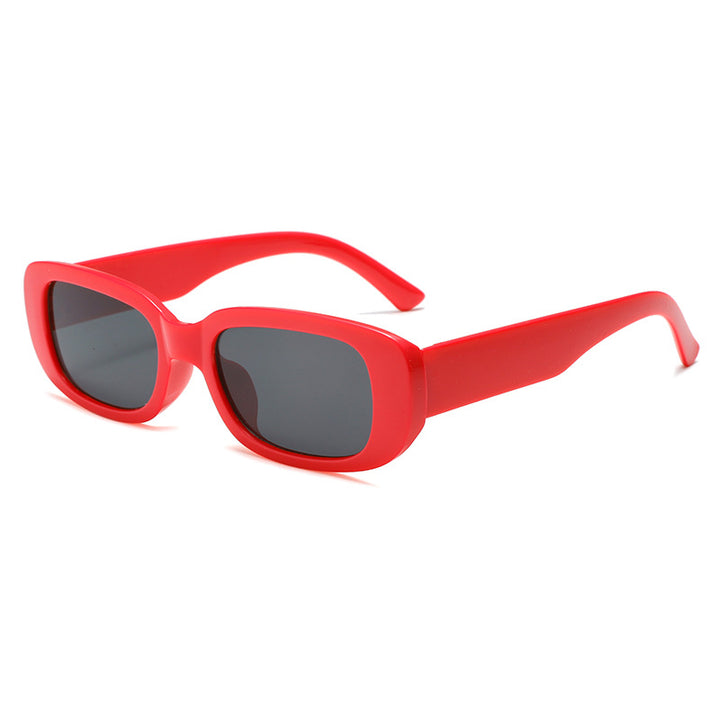 Women's fashionable rectangular sunglasses with adjustable nose pads Bowlift