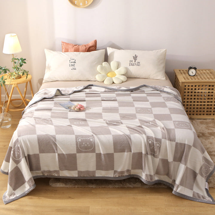 Ladies Cozy and Colorful Blanket Bowlift