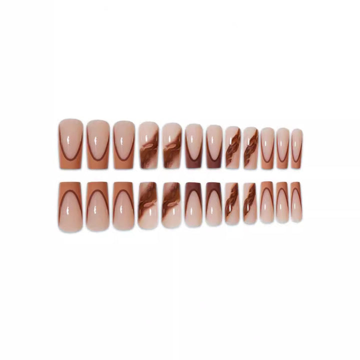 Artistic Marble Nail Enhancements Bowlift