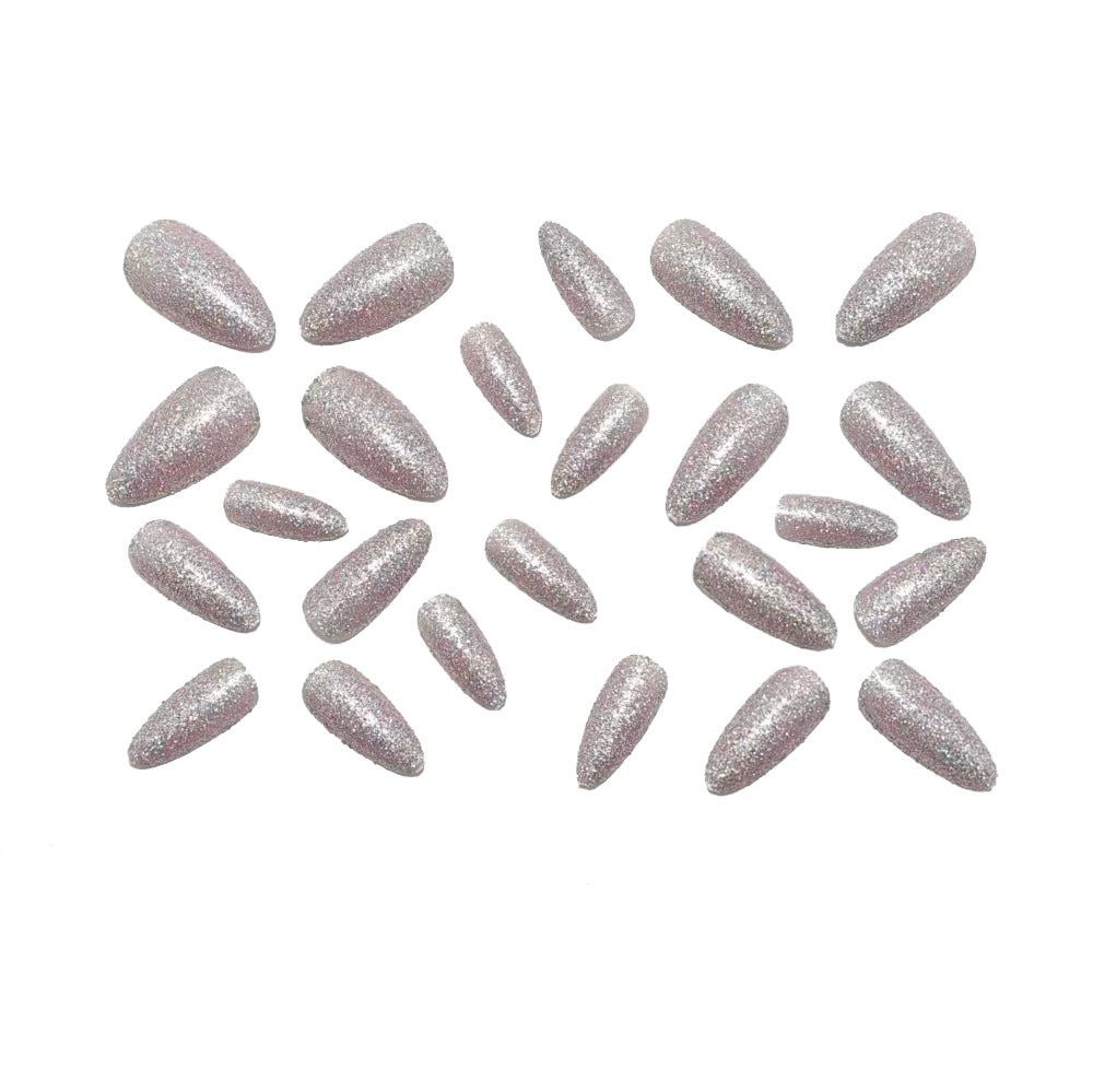 Glamorous artificial nails in elegant crystal design Bowlift