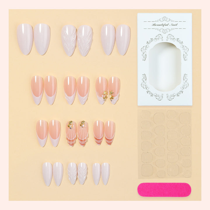 Elegant Decorative Press-On Nails Collection Bowlift