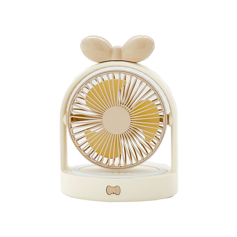 Unisex Portable Mini Fan in Elegant Flower Design Bowlift