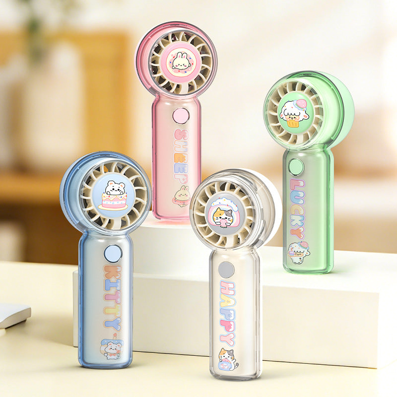 Ladies portable mini fan with cheerful design Bowlift