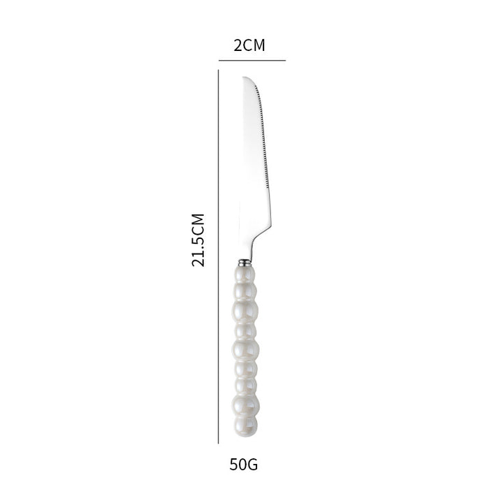 Elegant finger food fork with non-slip handle Bowlift