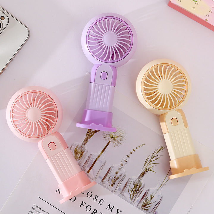 Unisex Portable USB Fan with Ergonomic Stand Bowlift