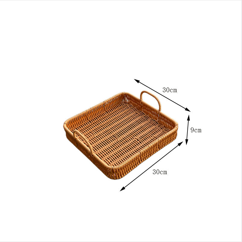 Handmade Woven Serving Tray Bowlift