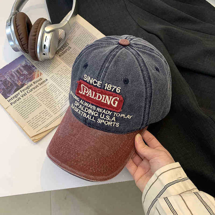 Unisex Vintage-Inspired Cotton Baseball Cap Bowlift