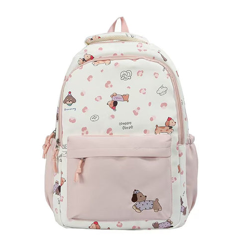 Playful Dog-Themed Backpack Bowlift