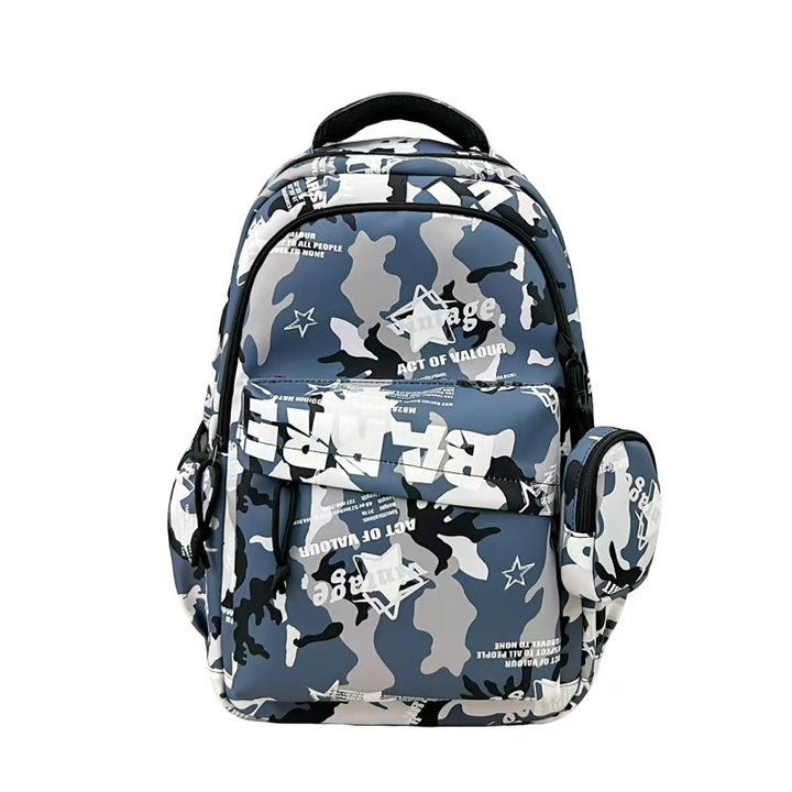 Stylish Graphic Lettered Backpack Bowlift