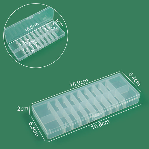 Multi-Divided Craft Organizer Box Bowlift