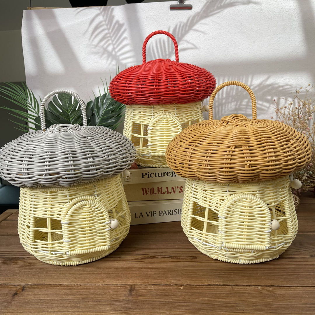 Women's decorative mushroom-shaped basket Bowlift
