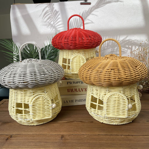 Women's decorative mushroom-shaped basket Bowlift