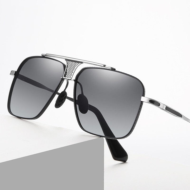 Women's Square Sunglasses with Stylish Metal Frame and High-Quality UV Protection Bowlift