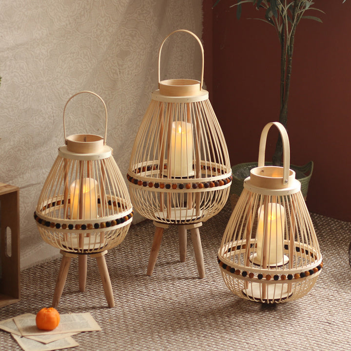 Handcrafted lantern made from natural materials Bowlift