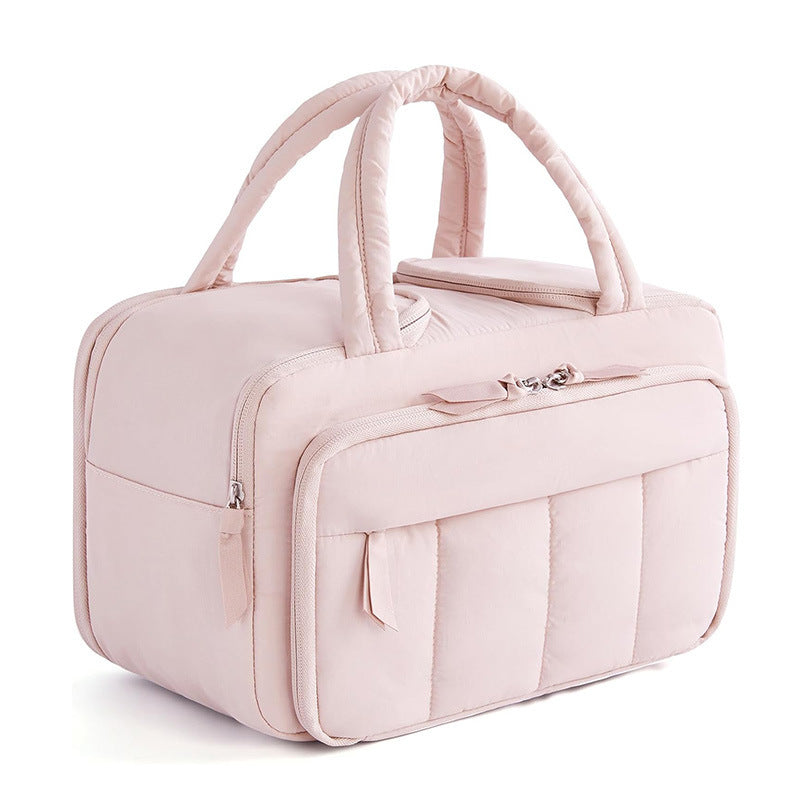 Versatile Quilted Travel Duffle Bag Bowlift