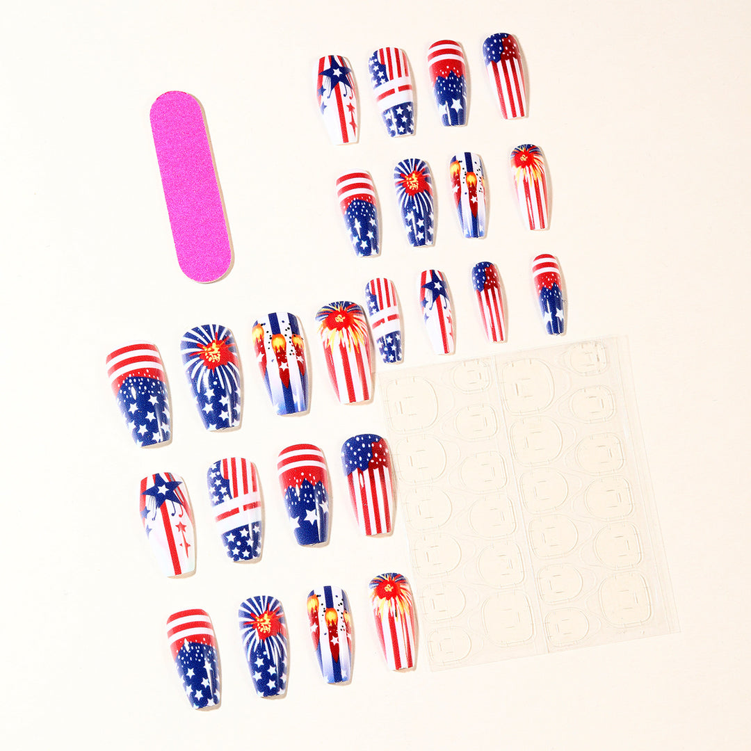 Patriotic Themed Nail Art Set Bowlift