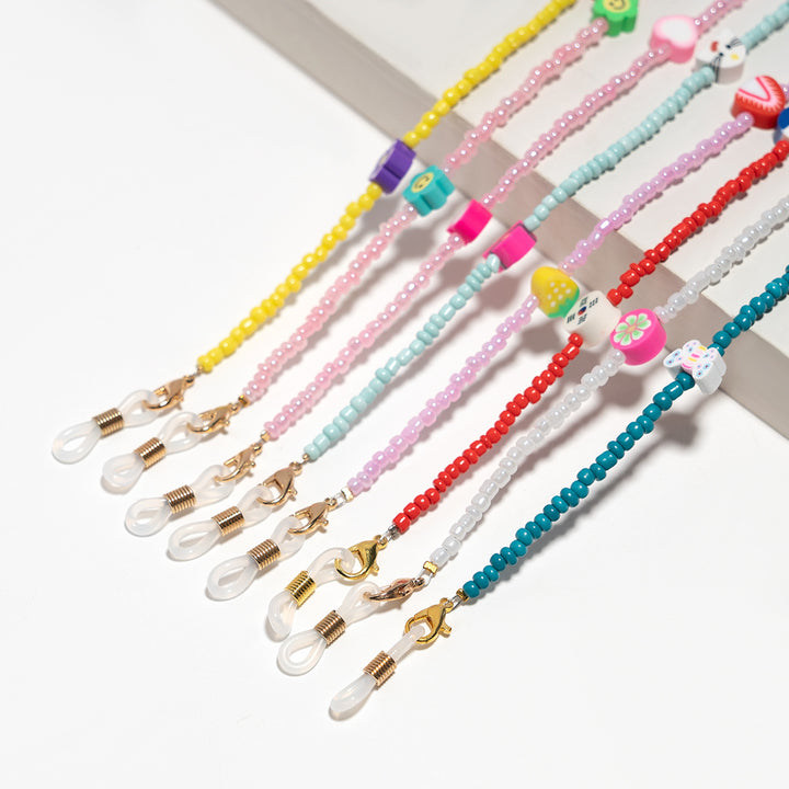Beaded Eyewear Chain Bowlift