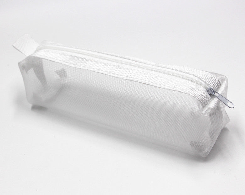 Transparent Zippered Pencil Case Bowlift