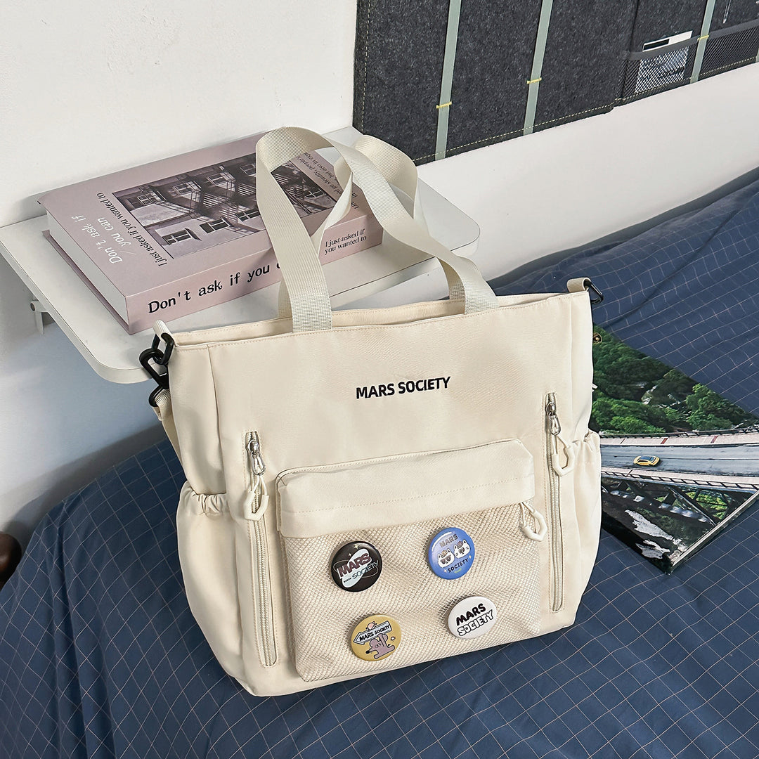 Multi-Compartment Functional Tote Bag Bowlift