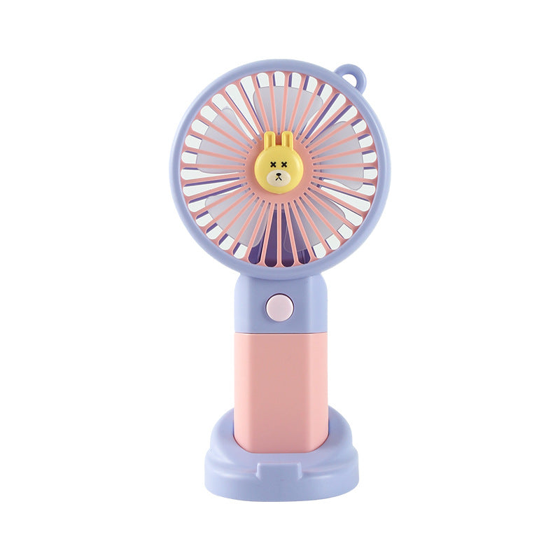 Women's Portable Hand Fan with Pony-Shaped Design Bowlift