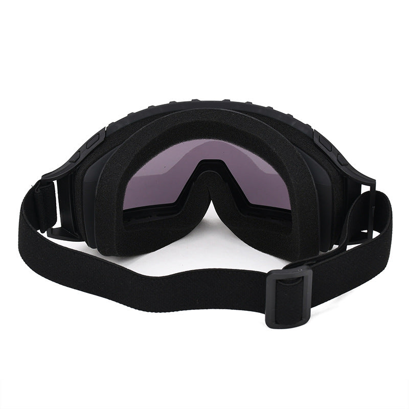 Tactical Ballistic Goggles with Anti-Fog Dual-Layer Lens and Adjustable Elastic Strap Bowlift