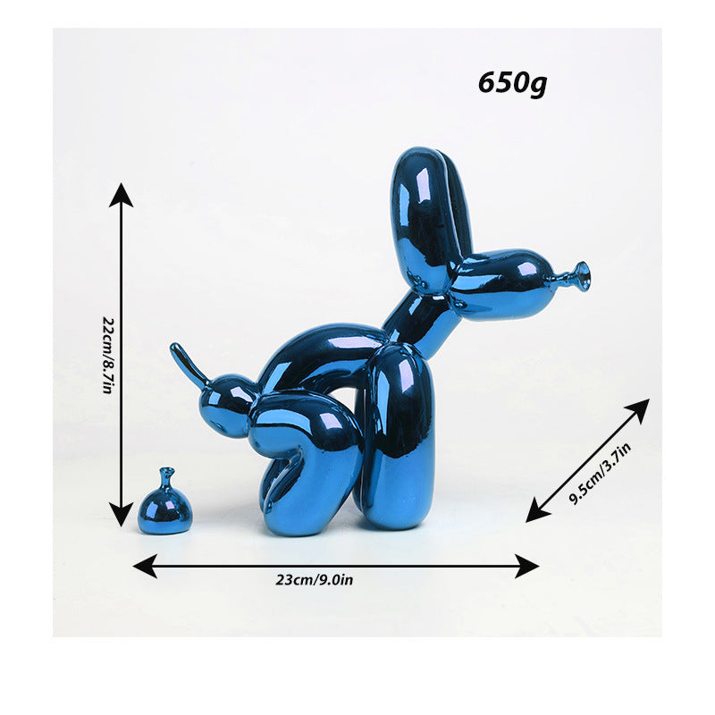 Decorative Dog Figure Bowlift