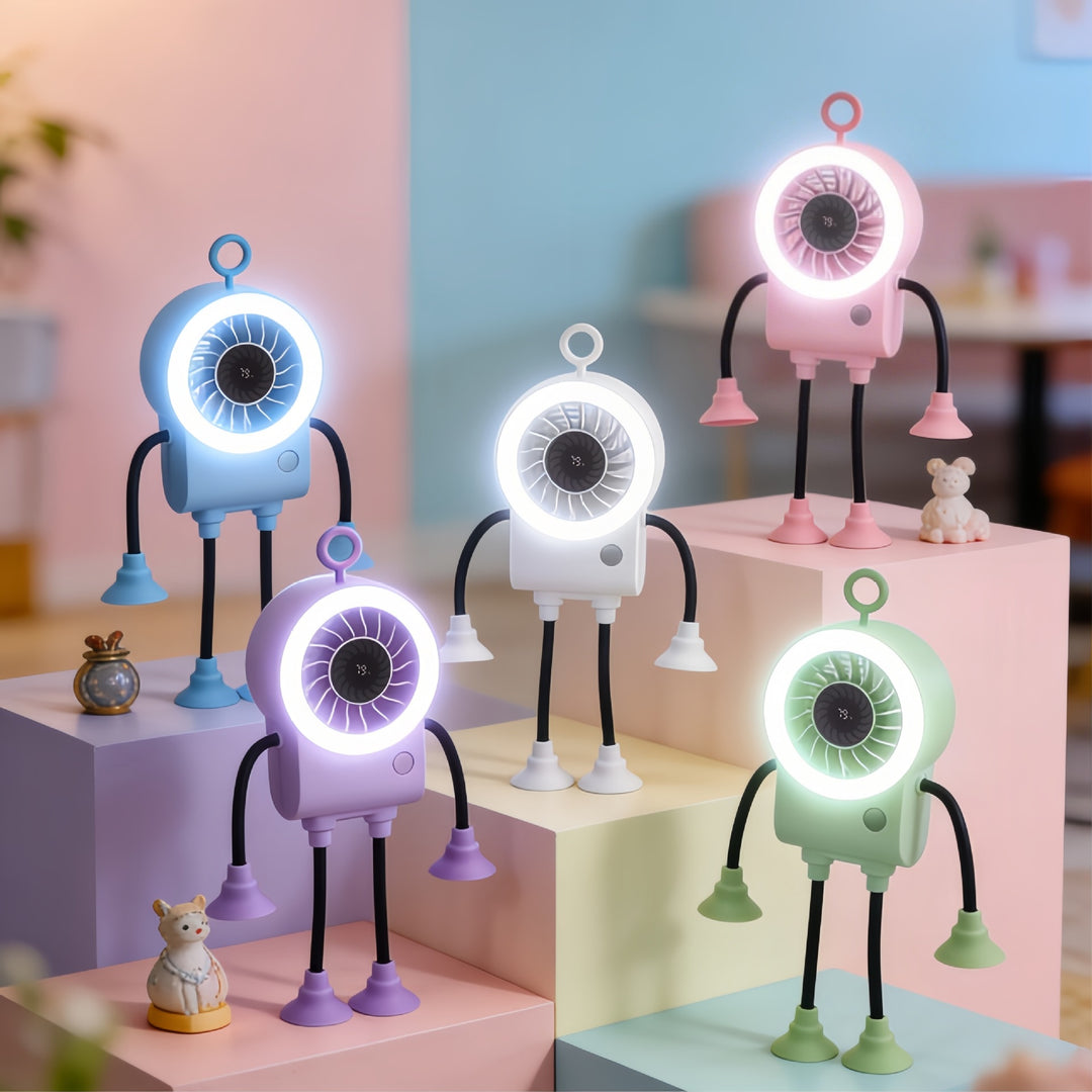 Unisex Creative Fan with integrated LED lighting Bowlift