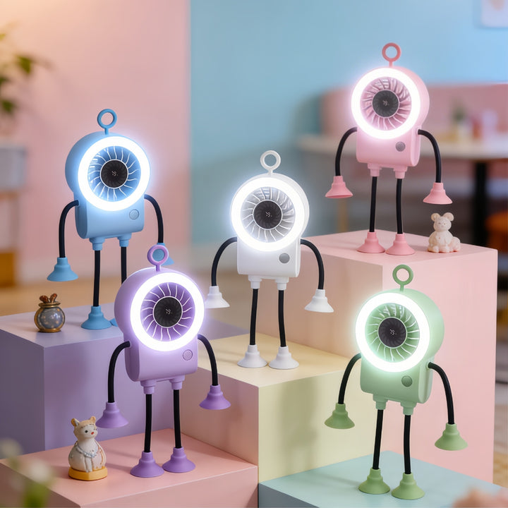 Unisex Creative Fan with integrated LED lighting Bowlift