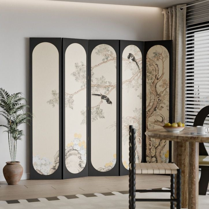 Artistic Floral Room Divider Bowlift