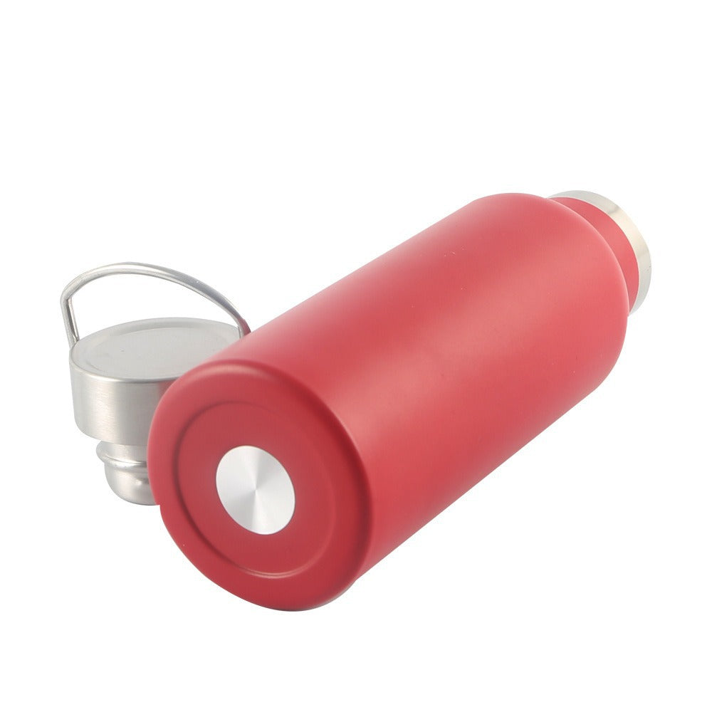 Women's high-quality thermos bottle with practical carrying handle Bowlift