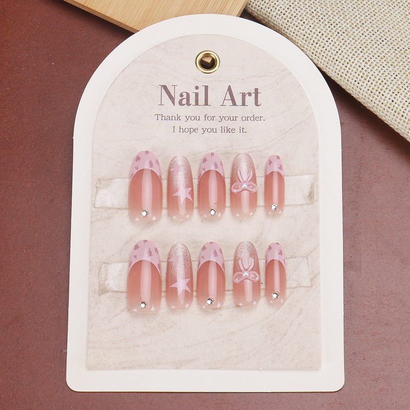 Elegant Nail Art Press-On Nails Bowlift