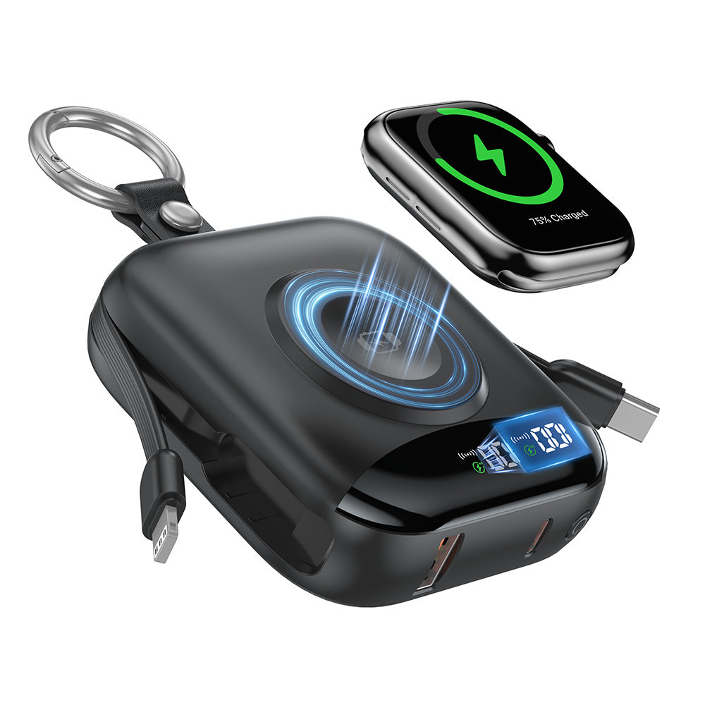 Portable Wireless Power Bank with Integrated LED Display Bowlift
