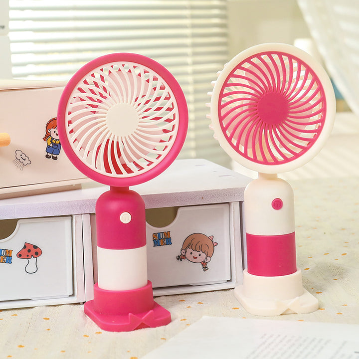 Women portable mini hand fan with USB connection and ergonomic design Bowlift