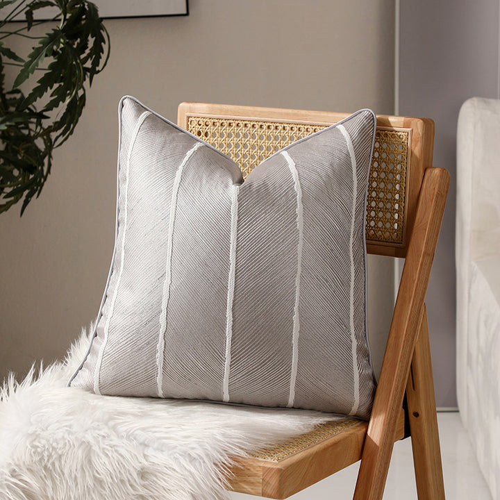 Textured Abstract Pattern Throw Pillow