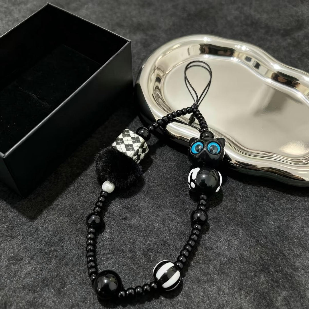 Cat-Themed Beaded Bracelet Bowlift