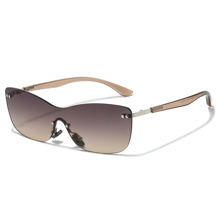 Fashionable Oversized Cat-Eye Sunglasses Bowlift