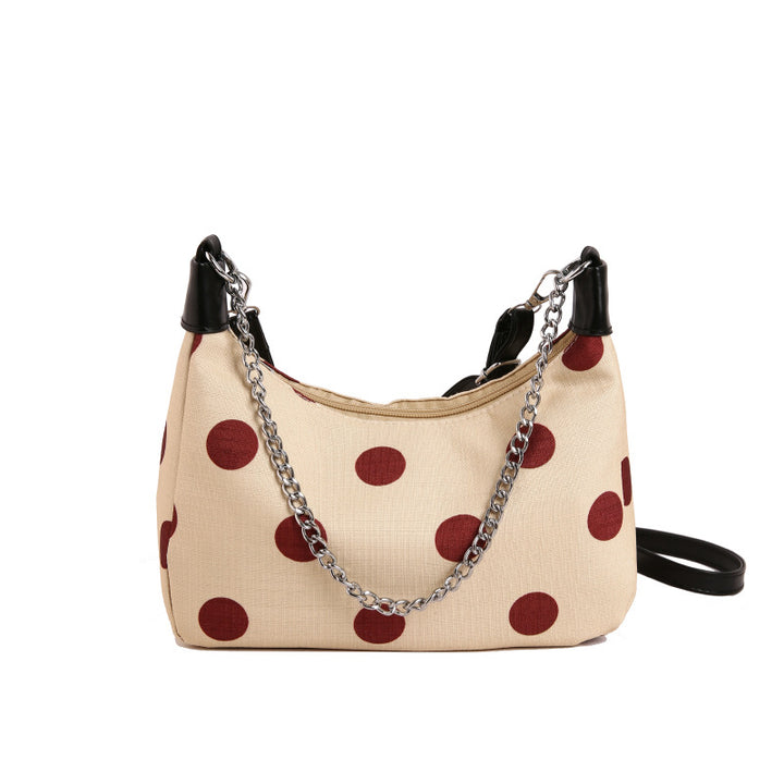 WoPolka Dot Patterned Crossbody Handbag Bowlift