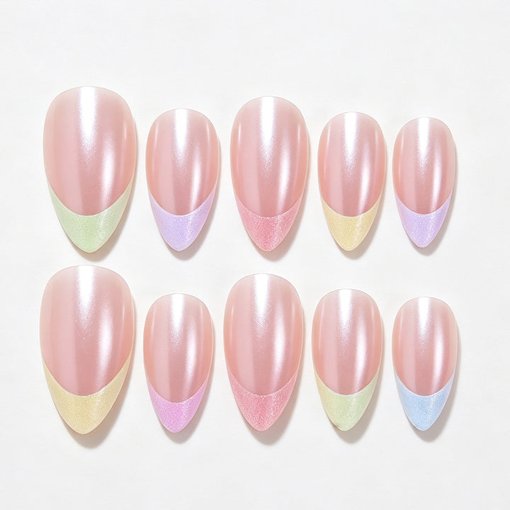 Gradient Effect Press-On Nail Tips Bowlift