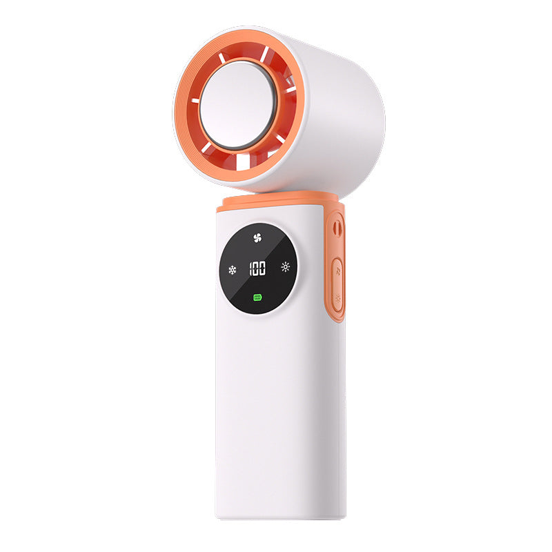 Women's Portable USB Mini Fan with LED Display Bowlift