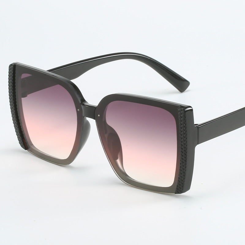 Women oversized designer sunglasses in modern woven design Bowlift