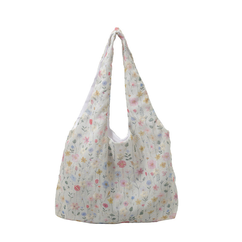 Eco-Friendly Tote Bag With Floral Design Bowlift