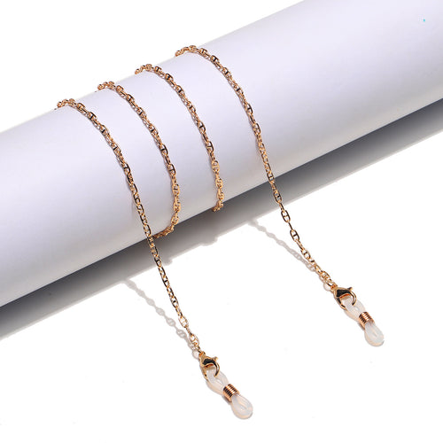 Elegant Gold Chain Eyewear Holder Bowlift