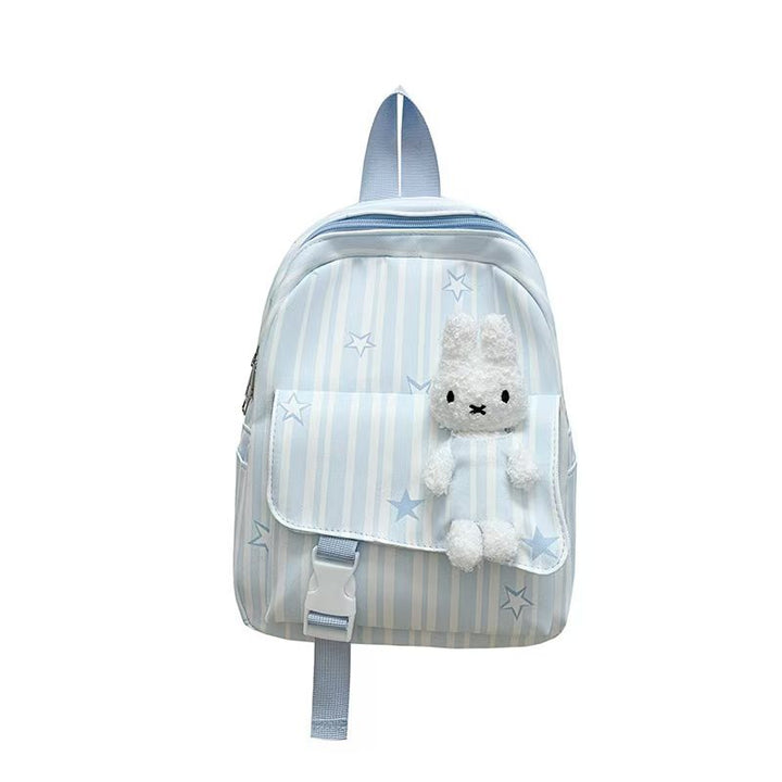 Plaid Patterned Backpack Bowlift