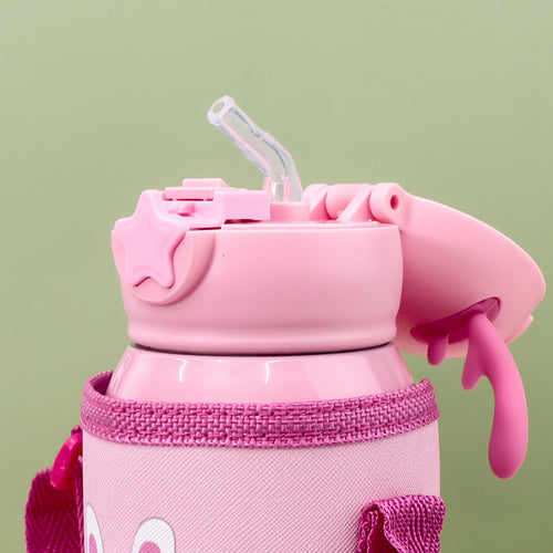Women's Insulated Water Bottle with Funny Rabbit Design Bowlift