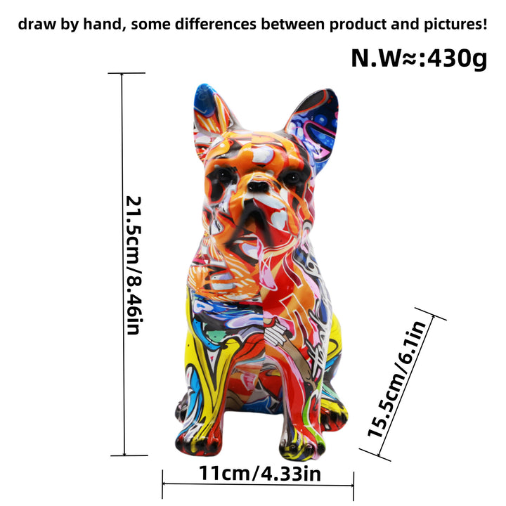 Artistically designed bulldog figure Bowlift