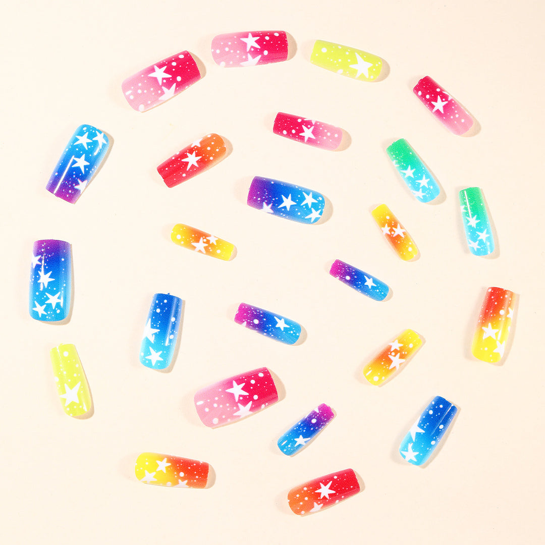Ombre Starry Nail Art Bowlift