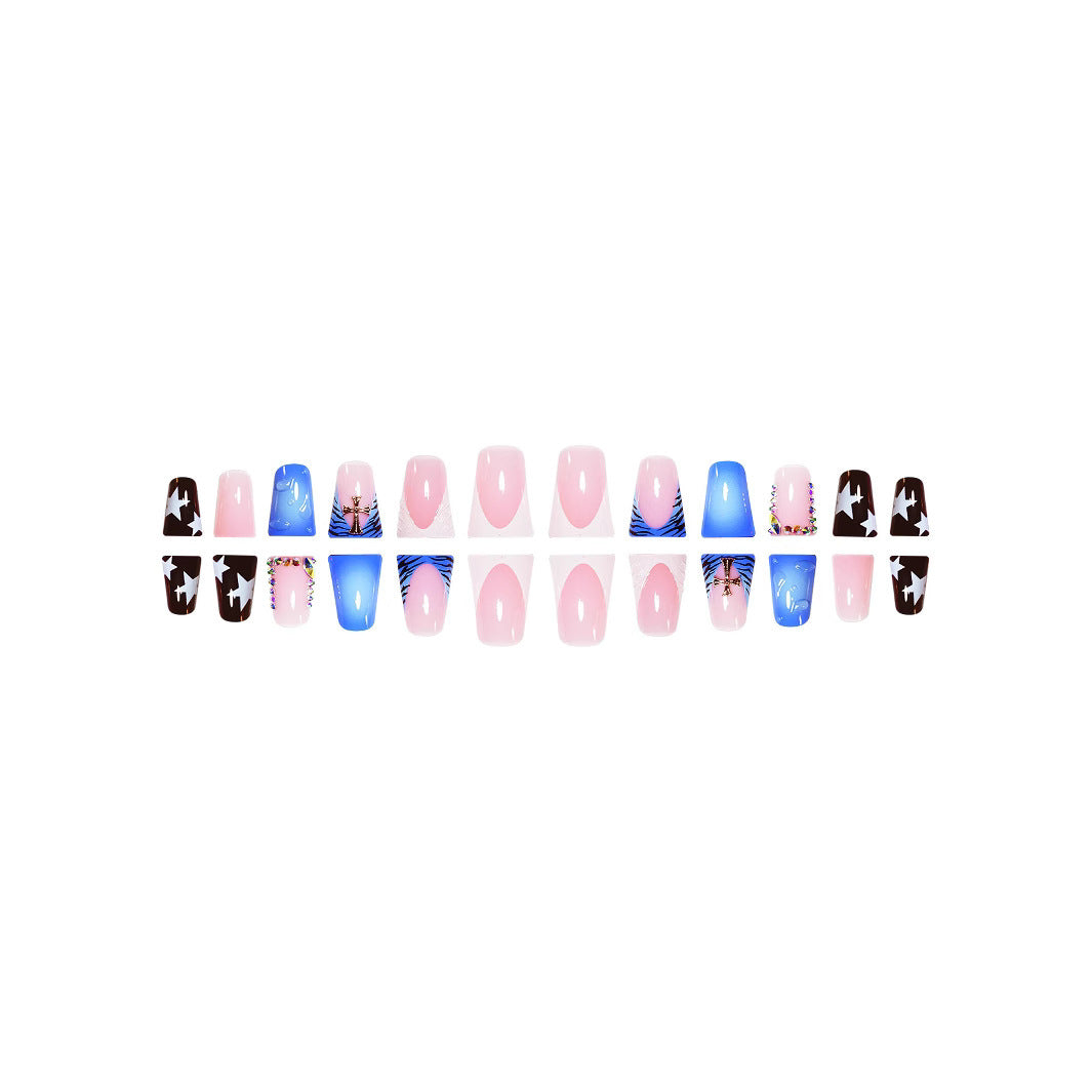 Creative Multi-Design Press-On Nails Bowlift