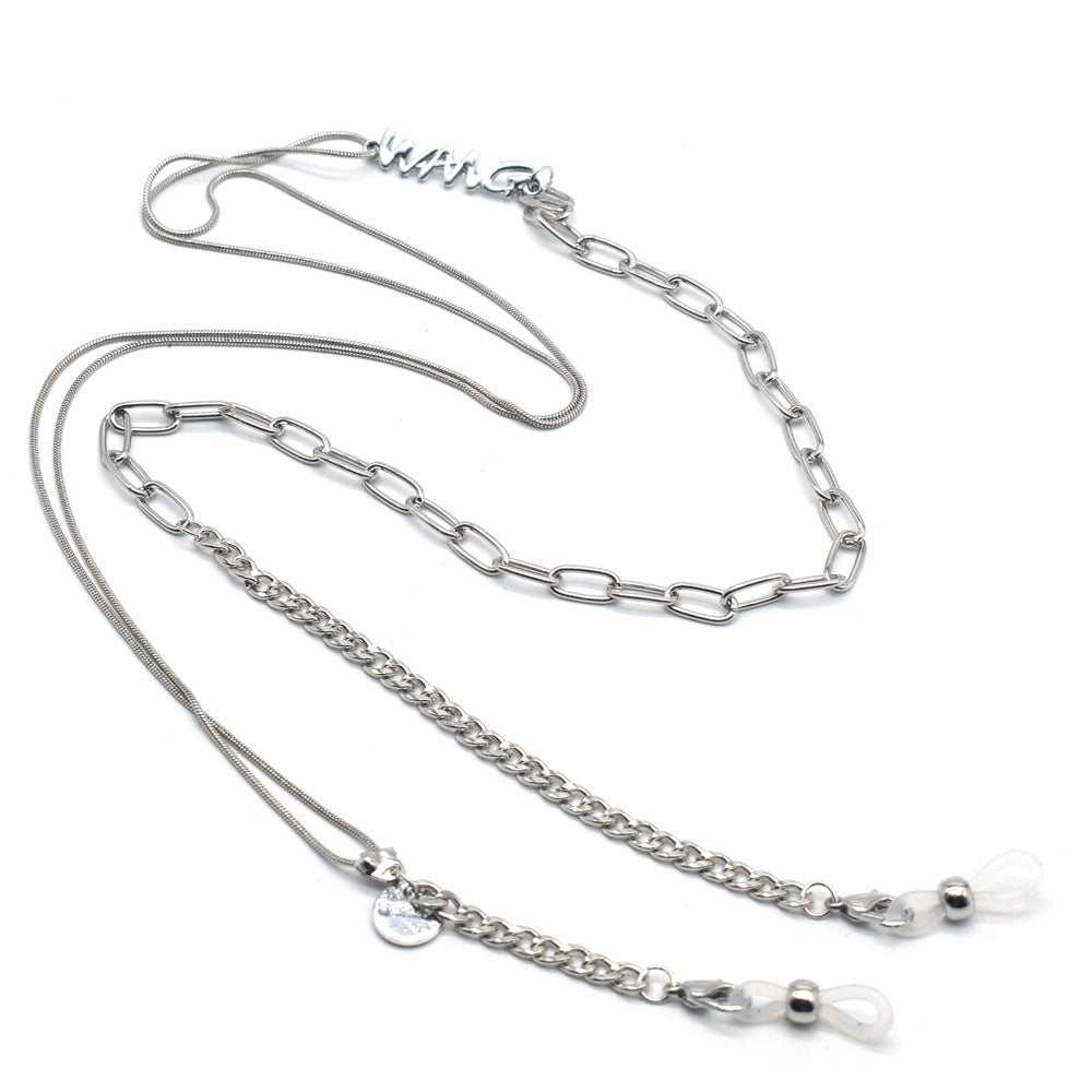 Adjustable Gold-Plated Eyewear Chain Bowlift