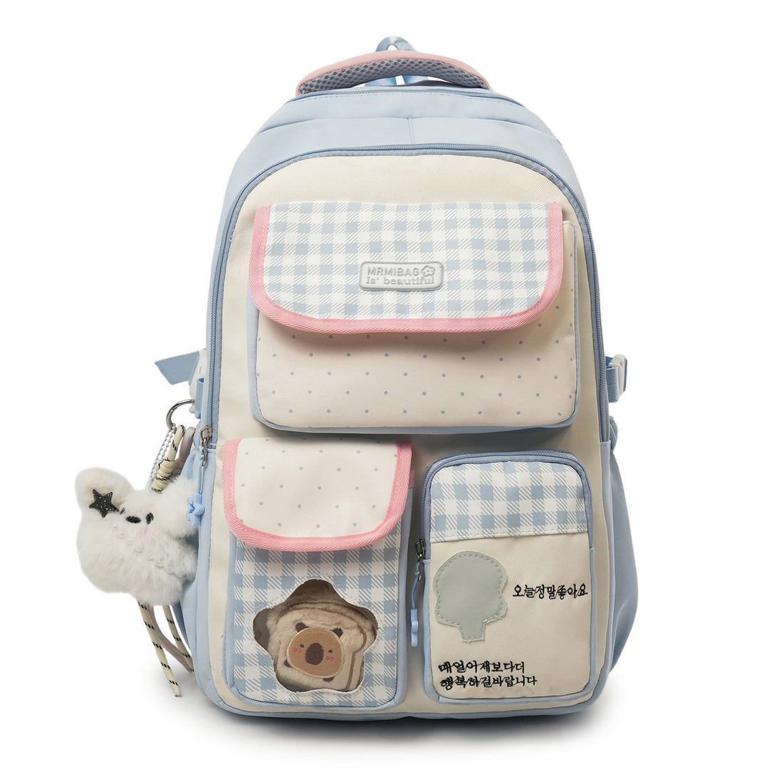 Cute Character Design School Backpack Bowlift