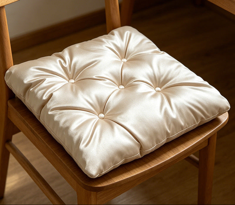 Plush Tufted Chair Cushion Bowlift